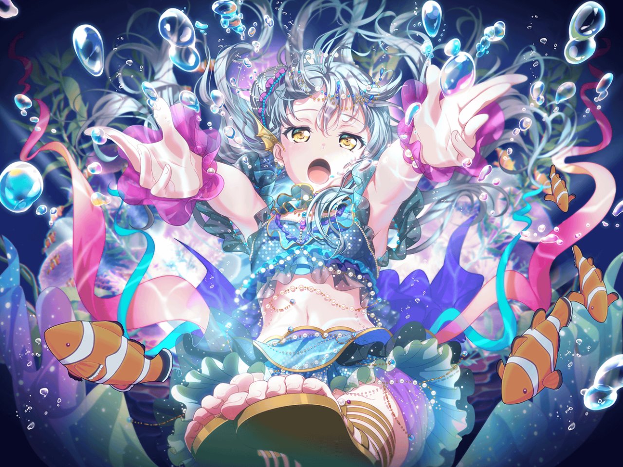 [光満ちる水の中で] 湊 友希那 ☆星4 特訓後