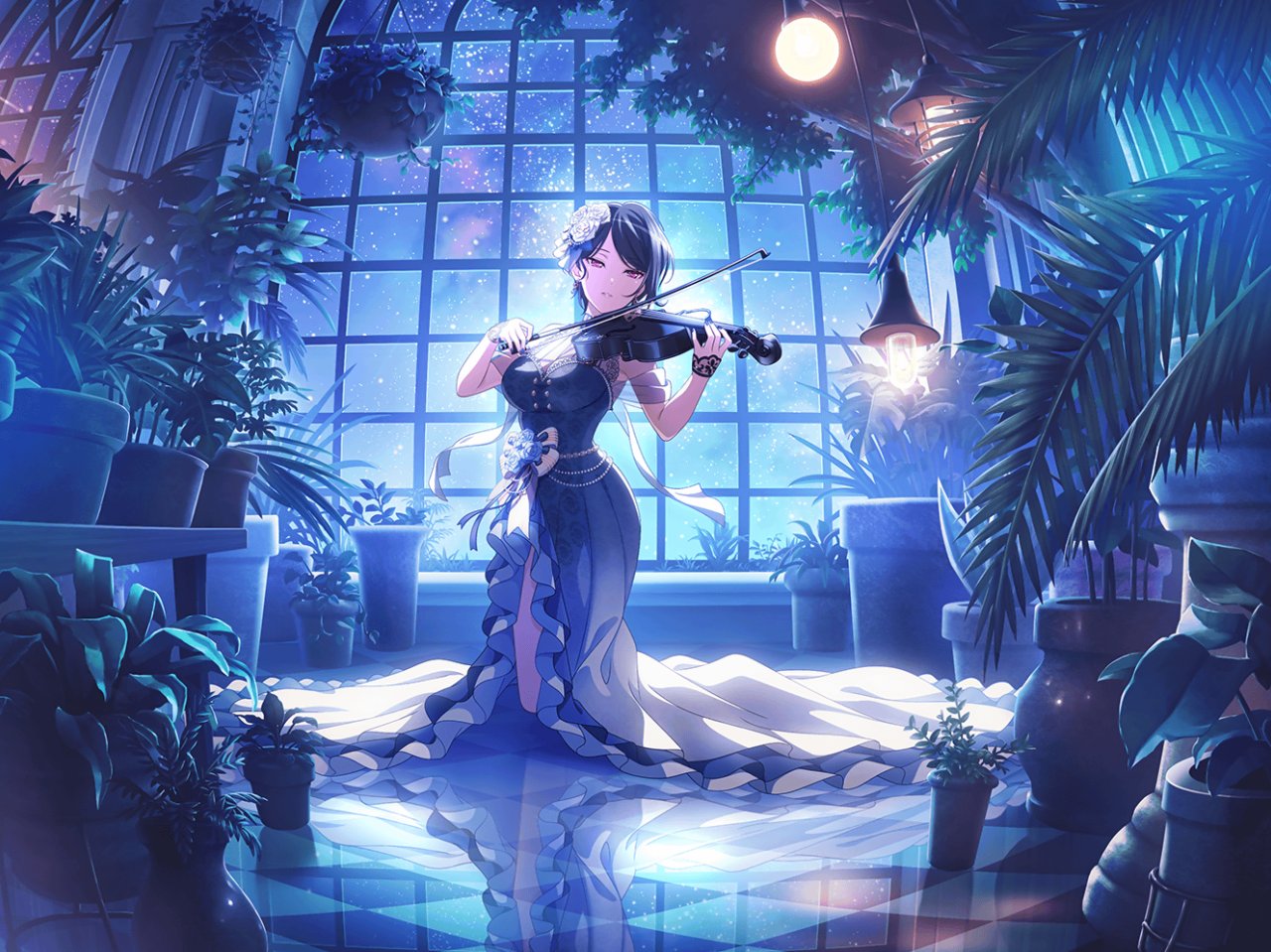 [黄昏、浴衣を着て] 八潮 瑠唯 ☆星4 特訓後